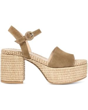 Gianvito Rossi Carol 75Mm サンダル - ナチュラル