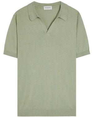 John Smedley Noah Short-Sleeve Jumper - Green