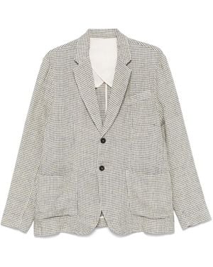Original Vintage Style Checked Jacket - Grey