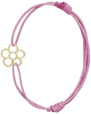 Aliita Pulsera Florecita Con Charm Floral - Rosa