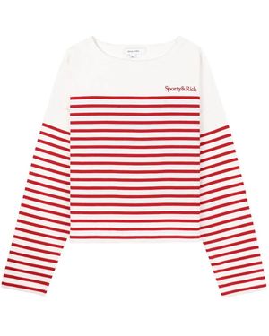 Sporty & Rich Mariniere Top - Red