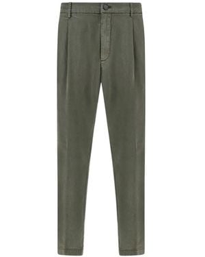 Paul & Shark X-Soft Garment-Dyed Chinos - Green