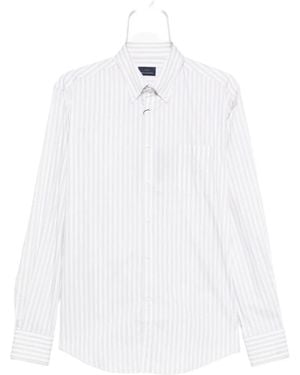 Paul & Shark Striped Long-Sleeve Shirt - White