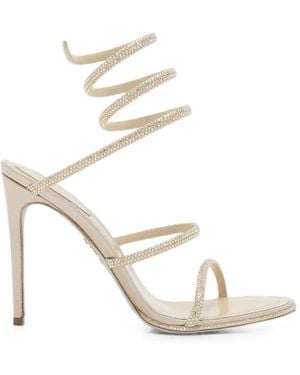 Rene Caovilla 105Mm Cleo Sandals - White