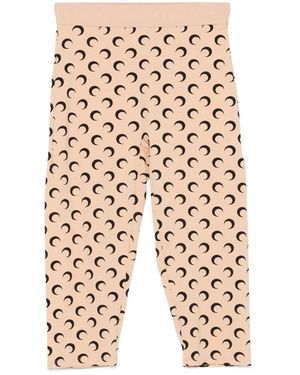 Marine Serre Moon-Print Shorts - White