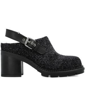 Agl Attilio Giusti Leombruni 85Mm Franky Buckle-Strap Mules - Black