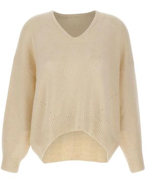 BOSS Maglione Con Scollo A V - Neutro