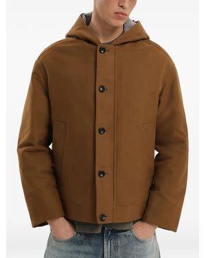 1989 STUDIO Hooded Padded Jacket - Brown