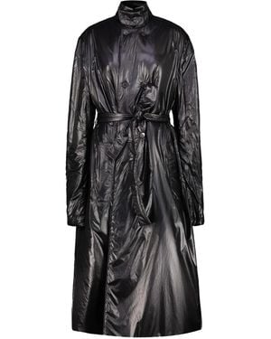 SAPIO N32 Ripstop Trench Coat - Black