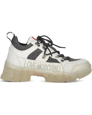 Moschino Chunky Lace-up Sneakers - ホワイト