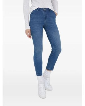 Benetton Jeans Mit Logo-Patch - Blau