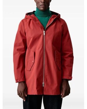 Benetton Hooded Zip-Up Jacket - Red