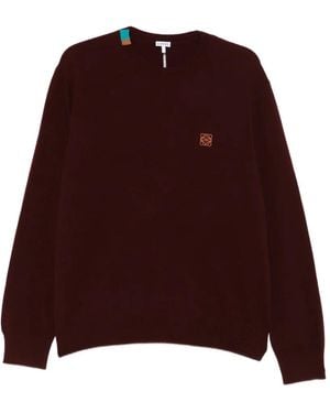 Loewe Sweat À Logo - Rouge