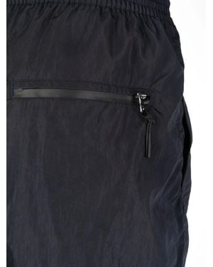 True Tribe Elasticated-Waistband Shorts - Blue