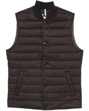 Profuomo Quilted Gilet - Black