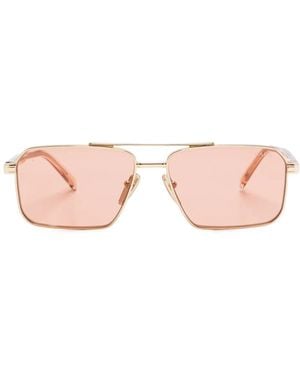 Prada Gafas de sol con montura piloto - Rosa