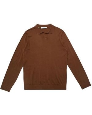 SELECTED Merino Wool Pullover - Brown