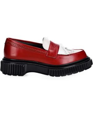 Adieu Loafer Mit Budapestermuster - Rot