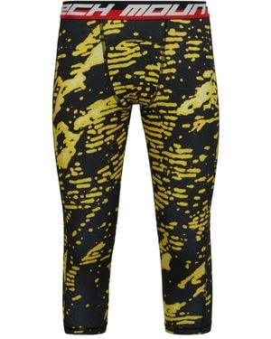 Aztech Mountain Printed Performance Leggings - Green