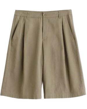 A Kind Of Guise Juno Pleated Tailored Shorts - Green