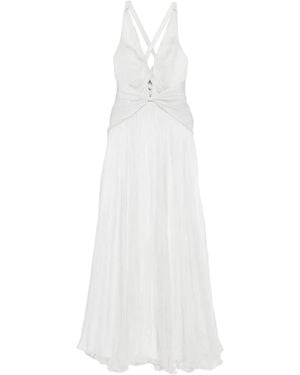 IRIS SERBAN Letita Silk Maxi Dress - White