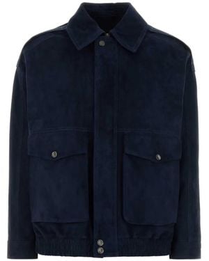 SANTORO Jacke Aus Wildleder - Blau