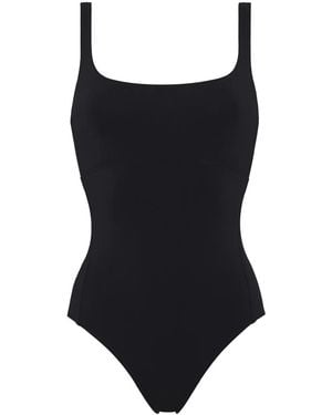 Eres Arnaque Square-Neck Swimsuit - Black
