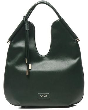 V73 Curved-Handle Tote Bag - Green