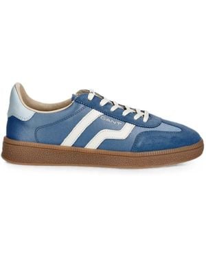 GANT Cuzima Logo-Detail Trainers - Blue