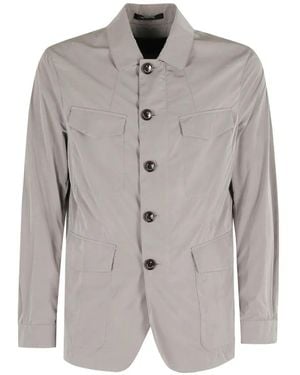 Montecore Flap-Pocket Shirt Jacket - Grey