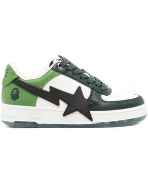 A Bathing Ape Bape Sta Trainers - Green