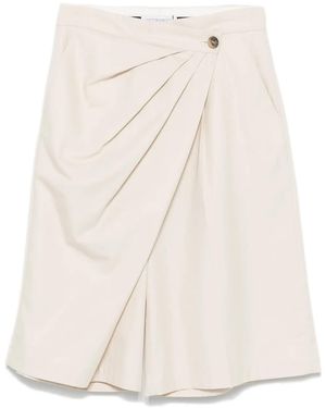 Viktor & Rolf Draped Shorts - Natural