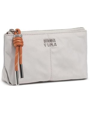 Bimba Y Lola Sand Nylon Coin Purse - White