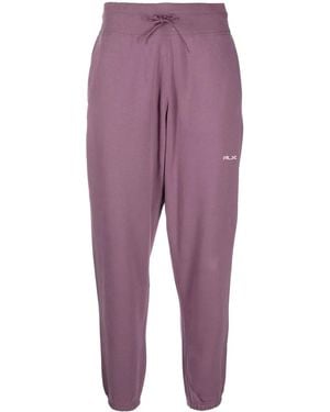 Ralph Lauren Embroidered Logo Track Trousers - Purple