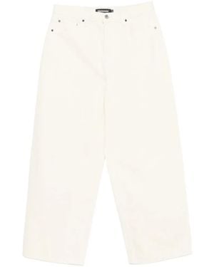 EB DENIM Jeans Brea Con Zip - Bianco