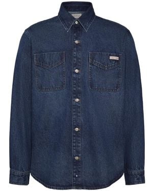 Calvin Klein Surchemise En Jean 90's - Blue