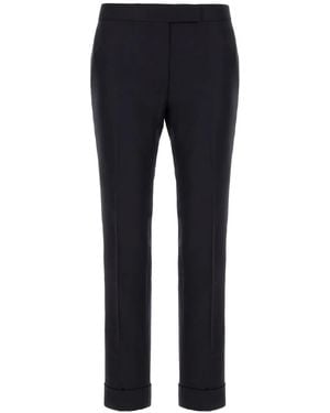 Thom Browne Cropped Tailored Trousers - Blue