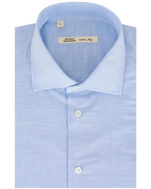 Maurizio Baldassari Cotton Shirt - Blue