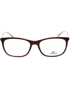 Lacoste Rectangle-Frame Glasses - Black