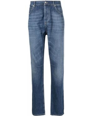 Brunello Cucinelli Regular Denim Trousers - Blue