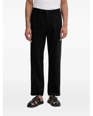 Marc O' Polo Elasticated-Waistband Trousers - Black