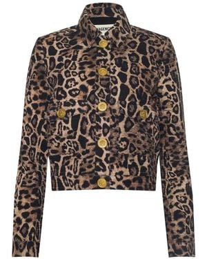 L'Agence Jack Met Dierenprint En Knoop - Zwart