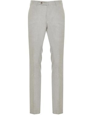 PT Torino Virgin Wool-blend Trousers - グレー