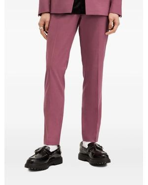 AllSaints Broek Met Platte Voorkant - Roze
