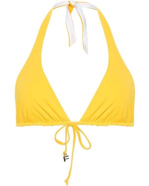 Fisico Triangel-Bikinioberteil - Gelb