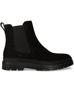 Vagabond Shoemakers Botas Chelsea De Piel Con Paneles Elásticos - Negro