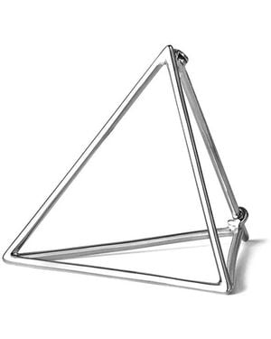 Shihara Triangle Earring 25 - White