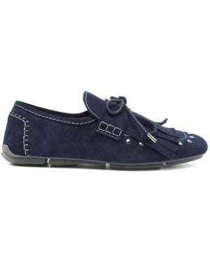 Wales Bonner Mocassins Montego À Glands - Blue