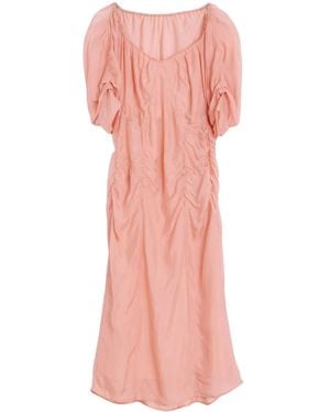 Lemaire Chiffon Midi Dress - Pink