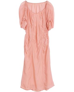 Lemaire Chiffon Midi Dress - Pink